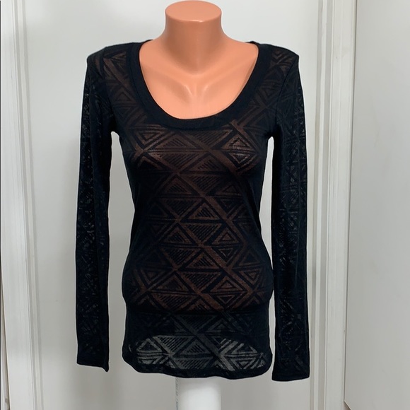 Bozzolo Tops - Bozzolo Juniors long sleeve black top medium